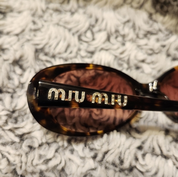 Sale🥰 Miu Miu Flaws Smu21g Tortoise Sunglasses - Picture 3 of 8